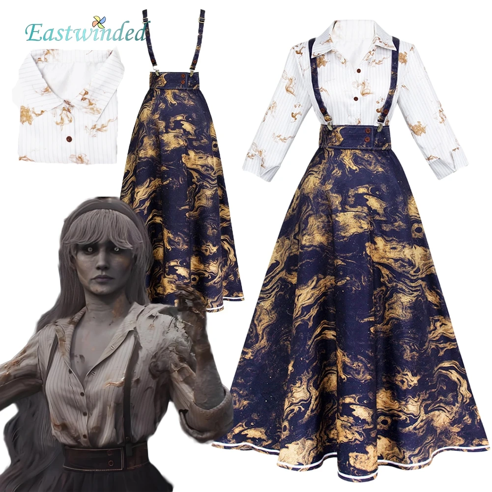 

Maier Cosplay Game Clair Obscur Dress Costume Shirt Skirt Uniform Outfits Women Adult Disguise Clothes Halloween Carnival Suits