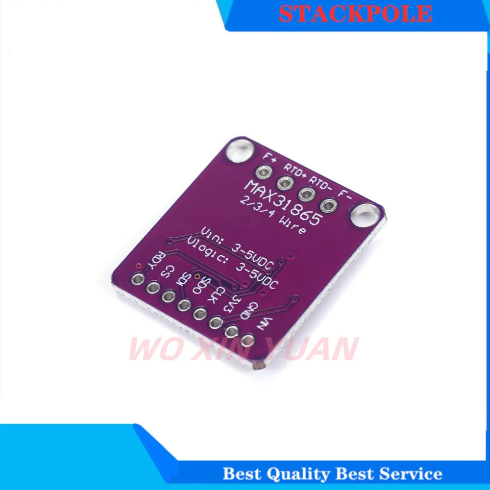 MAX31865 PT100/PT1000 RTD-to-Digital Converter Board Temperature Thermocouple Sensor Amplifier Module 3.3V/5V