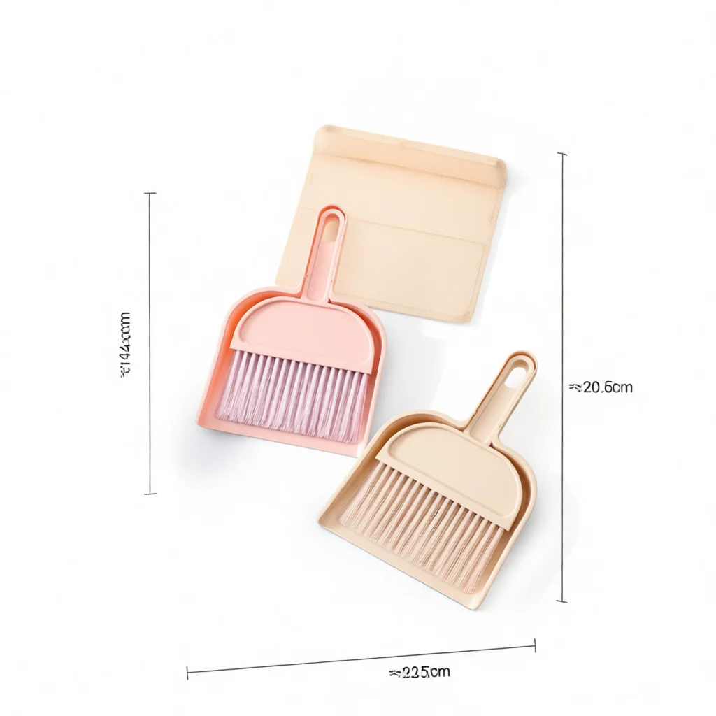 Portable Small Sweeper Dustpan Set Mini Broom Cleaning Gadget For Office Home Desk School Tabletop Debris Removal Accessories
