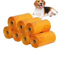 Dog Poop Bags Rolls Citrus Scented Extra Thick Dog Poop Bags Citrus Scented Tear Resistant Garbage Containers Leak Proof Pet