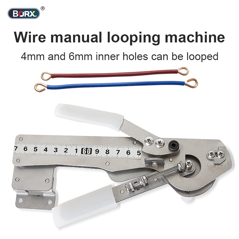 Wire manual looping machine inner hole 4mm 6mm circle looped copper iron cable bending tool