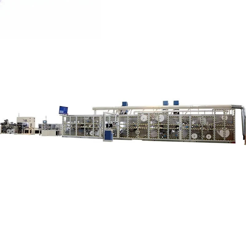 High-Speed Biodegradable Sanitary Pads And Napkin Making Machinery New And Used Condition With Motor And Pump Core Components