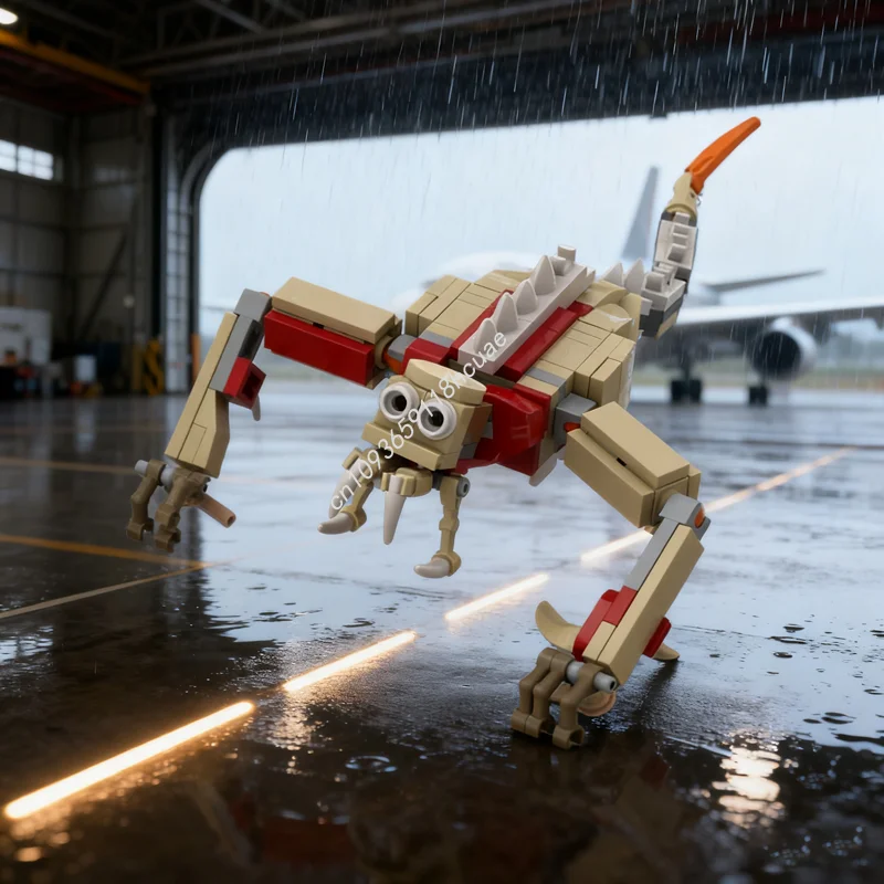 162 шт. MOC Dead Space Leaper Necromorph Spaceed Модель Строительные игрушки Блоки Рождественские подарки DIY Креативный кирпич Дети День рождения