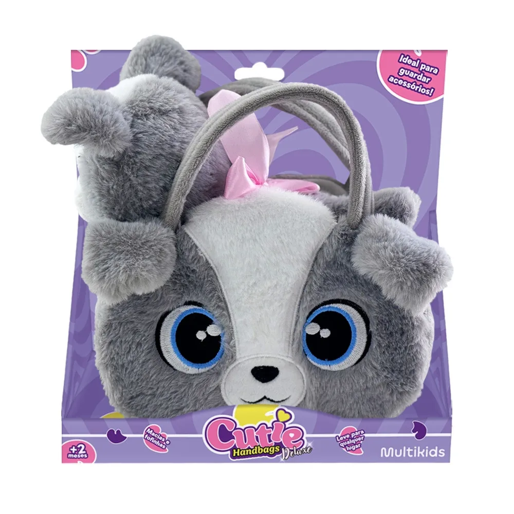 Plush Cutie Handbags Dog Deluxe Bag and Plush Multikids - BR2223