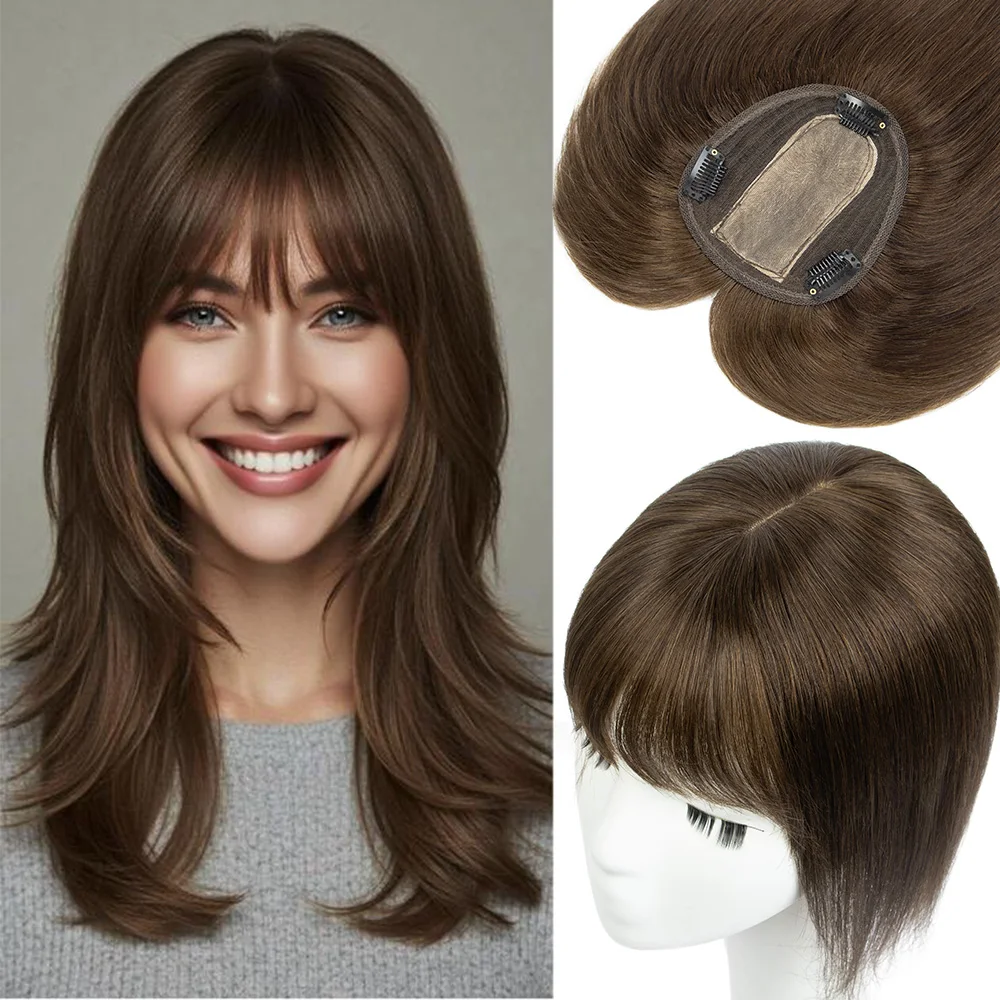 daily-wear-hair-topper-with-bangs-100-human-hair-12x13cm-clip-in-base-360°-full-coverage-for-thinning-gray-crown-hair-women