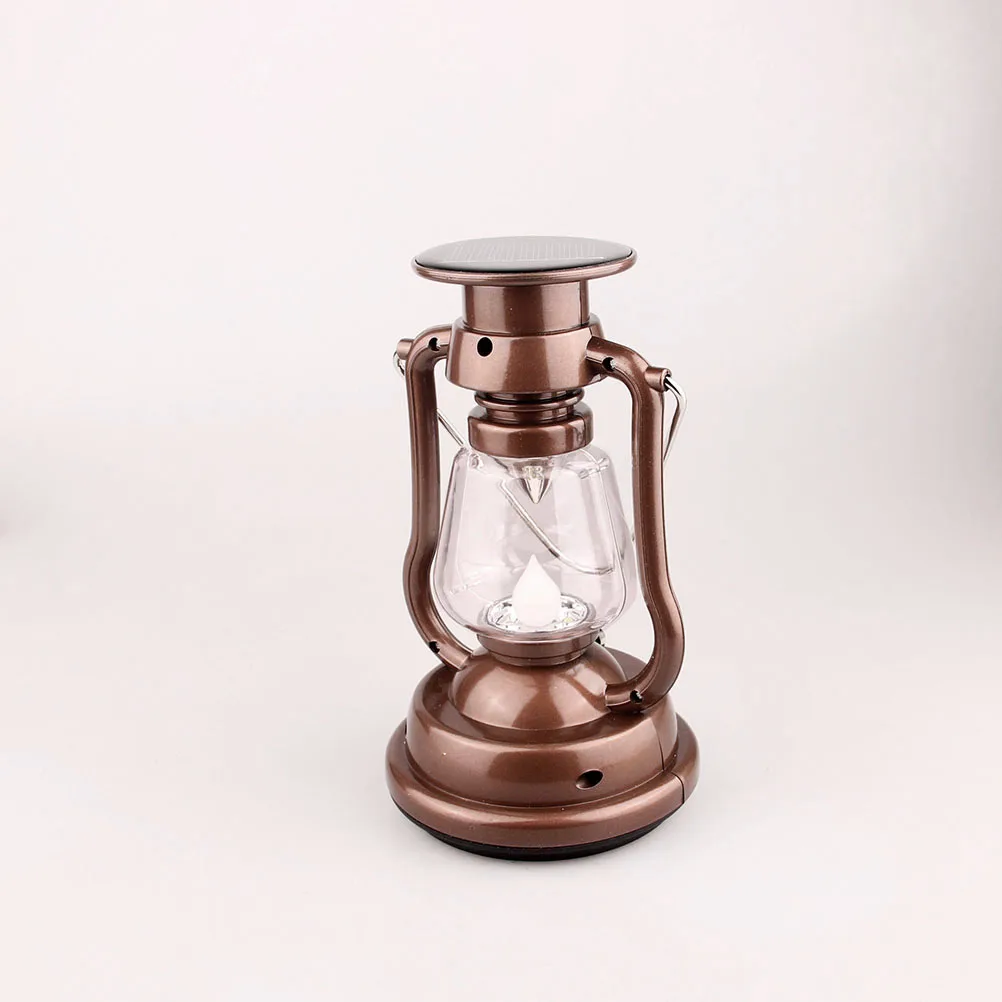 

Solar Camping ABS Durable Solar Powered Lantern Outdoor Night Vintage Portable Lighting Lighting Lamp Lamp LED