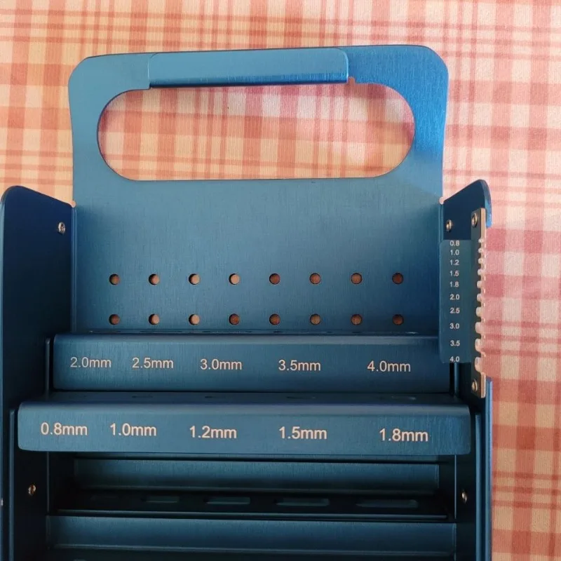 Lab Kirschner Needle Storage Box, High Pressure and High Temperature Sterilization. Aluminum Storage Box 260*155*55mm s