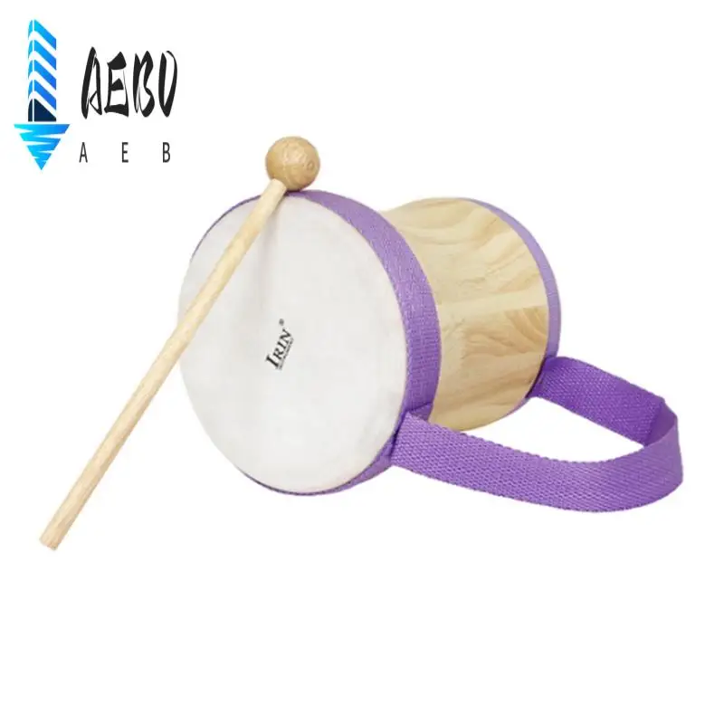 

AEB0-IRIN Деревянный бонго-барабан для раннего образования и детской перкуссии, деревянный барабанный набор джембе