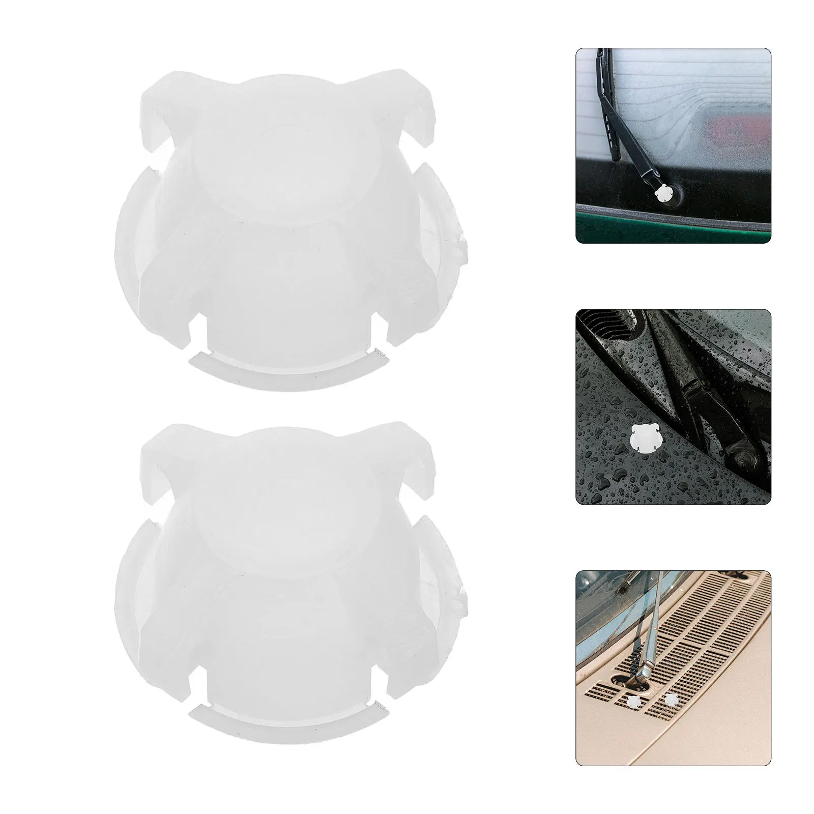 

20Pcs Windshield Wiper Arm Hole Replacements Plastic Durable Covers for Cars Trucks Agricultural Machinery Buses Protective