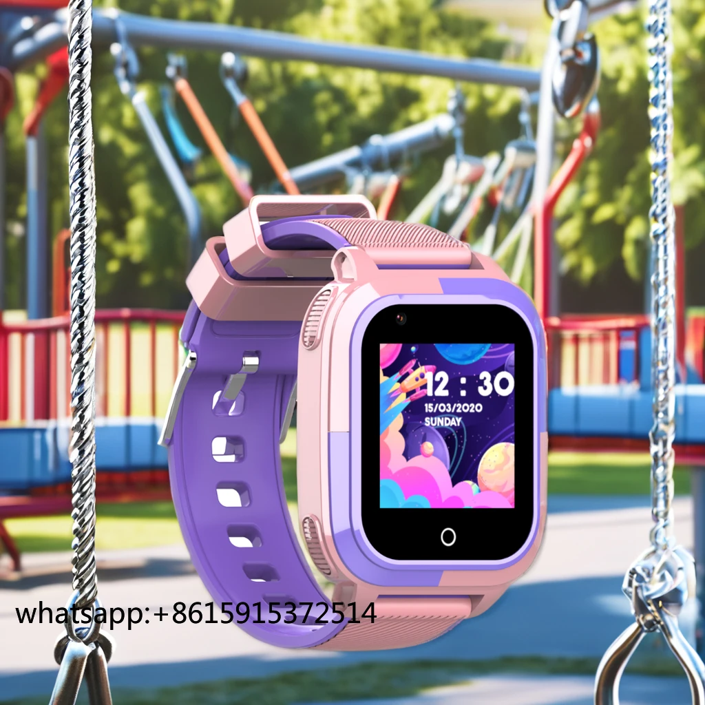 TLCRETE For  CT11 Kids Smartwatch Waterproof IP67 Android OS Square Shape with Fitness Monitoring and Call Answering Function