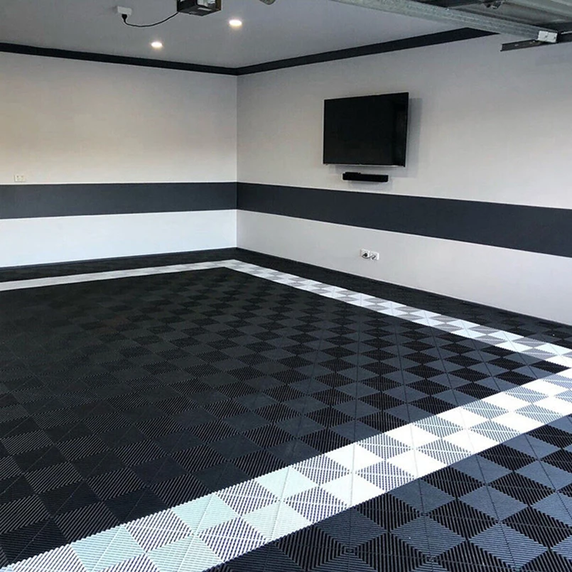 

New Fashion Low Price Customization Dye Sublimation garage floor tile for garage plastic flooring Manufacturer in China