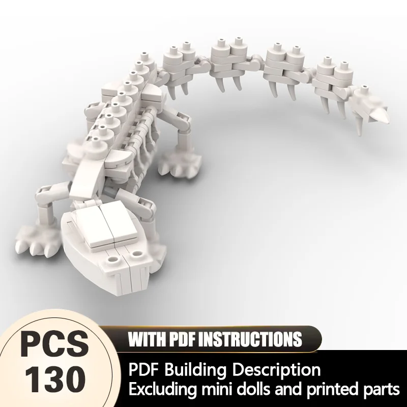 

Creators Animal Series Model MOC Building Bricks Deinosuchus Cutout Modular Technology Gifts Holiday Assemble Children Toys Suit
