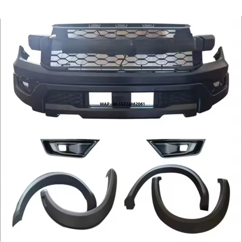 

Pickup 4x4 Exterior Accessories Front Bumper Upgrade Body Kit for 2023 Ranger Upgrade to 2023 Ranger Raptor Body Kit