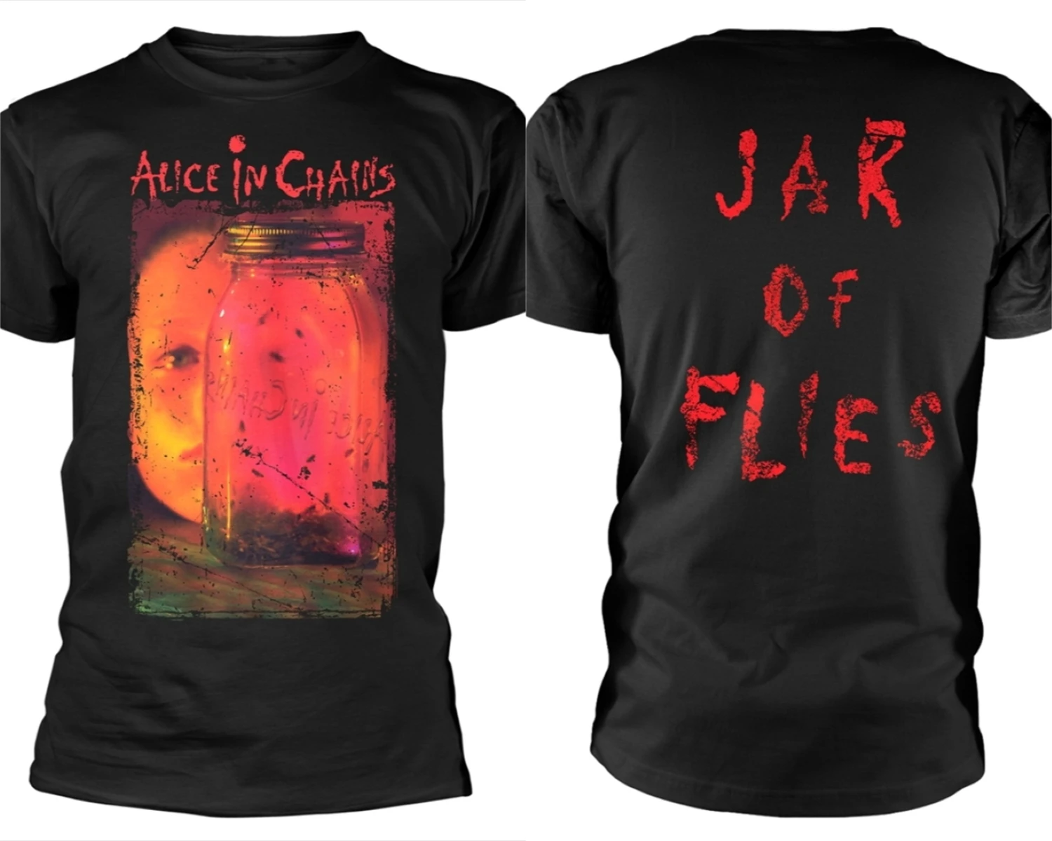 

Alice in Chains Jar of Flies Album T-Shirt Men Women Cotton Short Sleeve Retro Hip Hop Men's Clothing Brand T-shirt Summer Tops