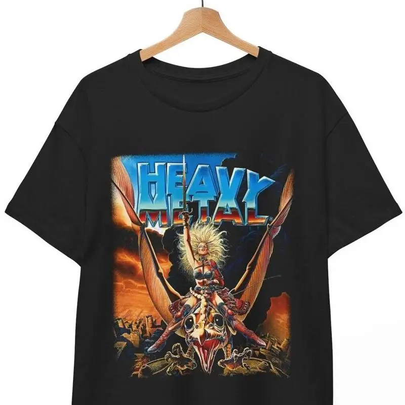 Heavy Metal T Shirt Movie Inspired Classic Retro Rock N Roll