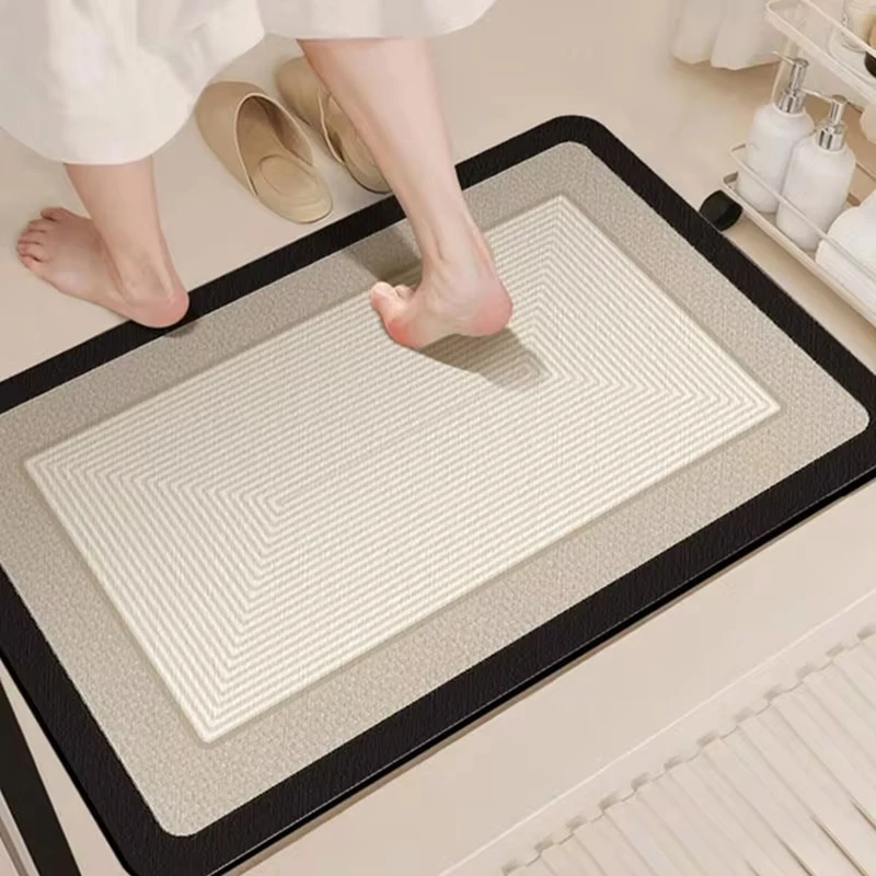 Alfombrilla antideslizante para baño, alfombrilla suave lavable para ducha, decoración del hogar, 40x60cm