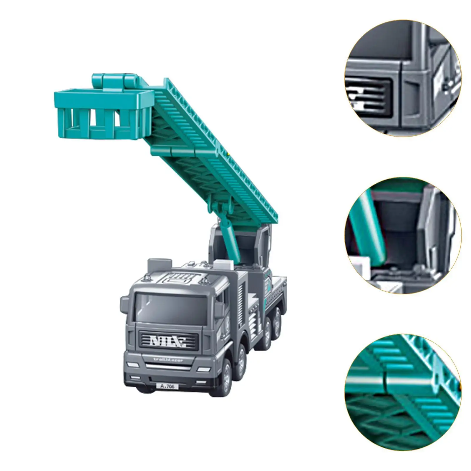 Giocattolo educativo del camion di ingegneria dei bambini del giocattolo del ragazzo del camion della costruzione portatile