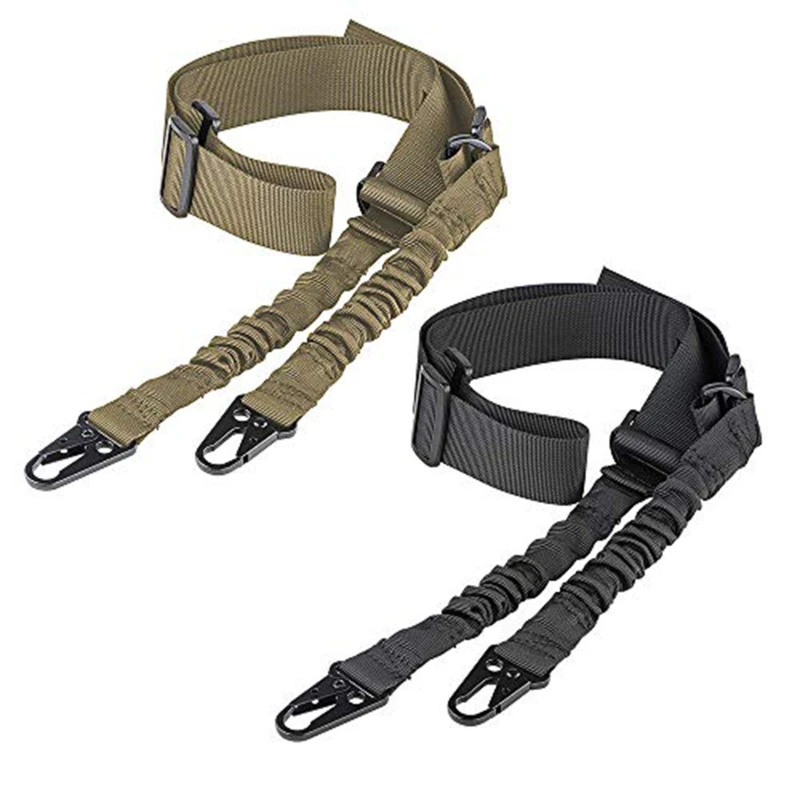 Nylon 2 Point Gun Sling Shoulder Strap Outdoor Rifle Sling With QD Metal Buckle Shotgun Belt Hunting Gun Accessories