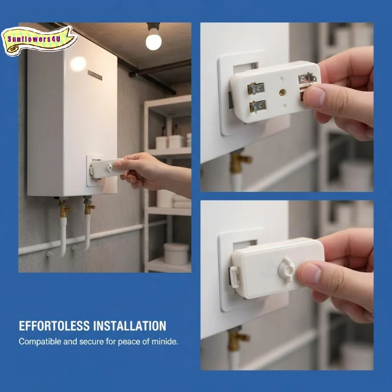 Gas Water Heater Battery Case Double Slot Power Provider Firm Hold Easy Replacement for Home Appliances