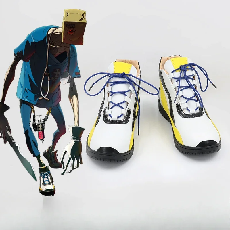 

Anime cosplay Guilty Gear STRIVE Faust Shose Halloween Aksesori Dibuat Sesuai Pesanan