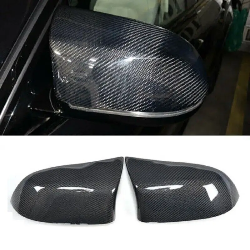 

Carbon Fiber Side Rearview Mirror Cover Caps For BMW X5 F15 X6 F16 X3 F25 X4 F26