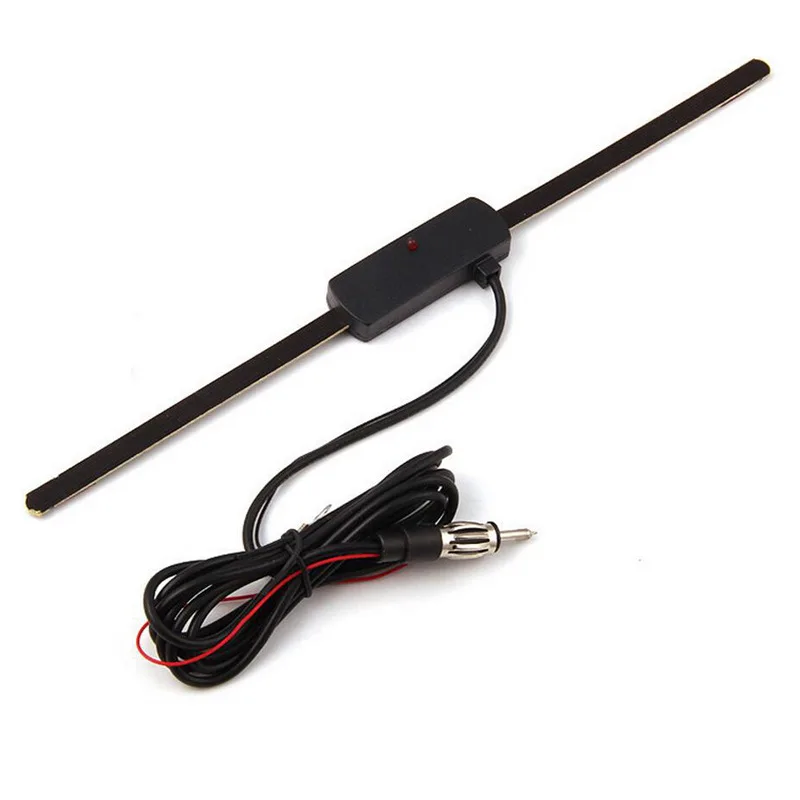 1Pc Car Electronic Radio Antenna Windshield Car AM FM Radio Antenna Signal Amplifier Booster 12V Universal Antena Booster