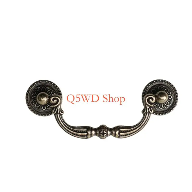 Q5WD Retros Cabinet Handle For Bathroom Kitchen And Bedroom Furniture Easy Install Antique Bronze Cabinet Pull Handle