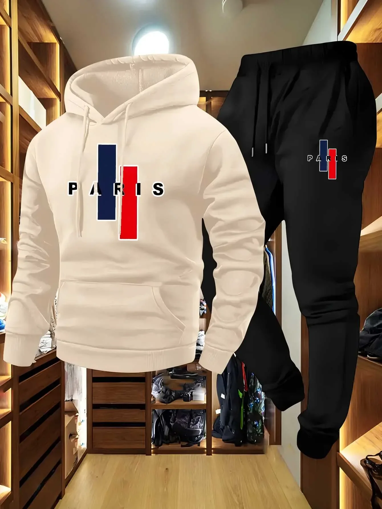 Conjuntos nuevos para hombre, moda Otoño Primavera, traje deportivo, sudadera, pantalones de chándal, ropa para hombre, conjuntos de 2 piezas, chándal ajustado