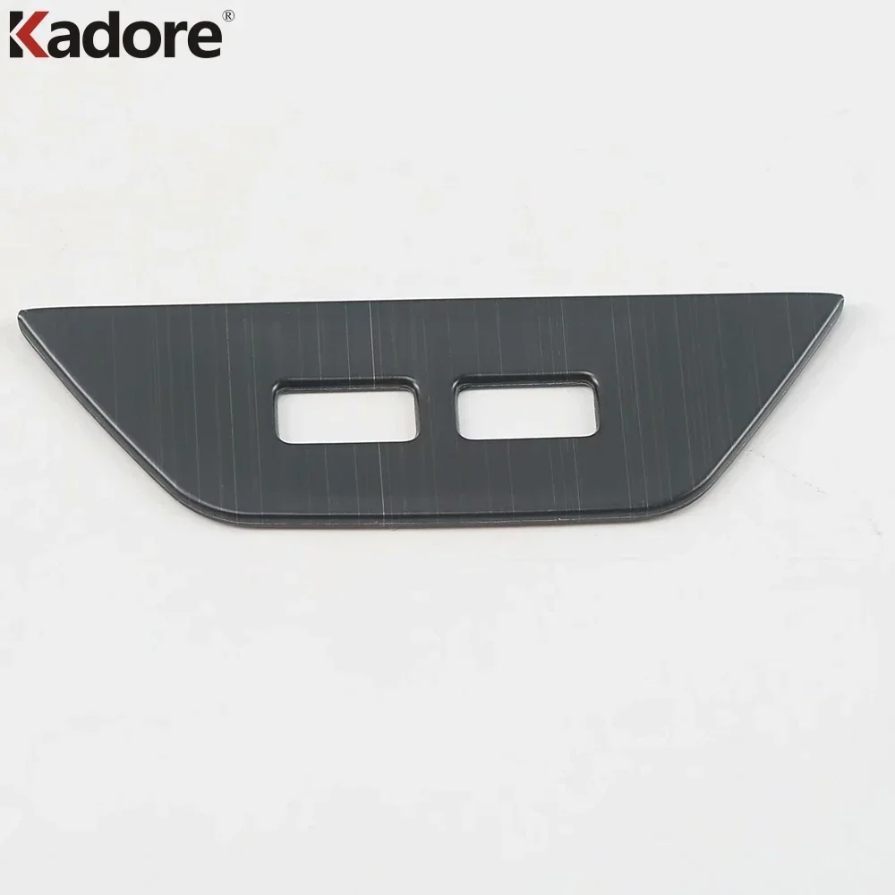 سيارة الخلفي USB تهمة ميناء غطاء لوحة الكسوة ل Volkswagen vw T-Roc 2017-2019 2020 2021 2022 2023 2024 الصلب الداخلية اكسسوارات #3