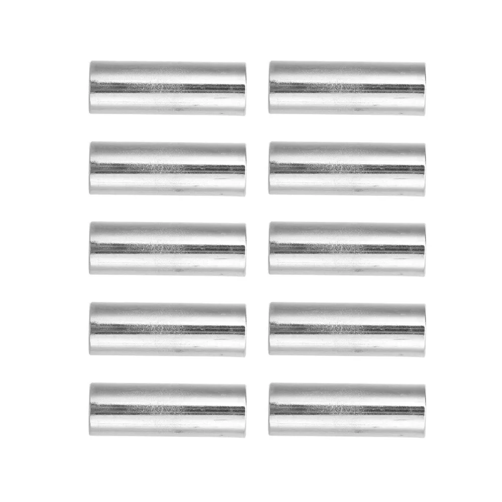 10pcs Fine Thread Female Thread Coupling Nut Metric Fastene Round Shape Round Rod Connector Stud Nut Industrial Assembly