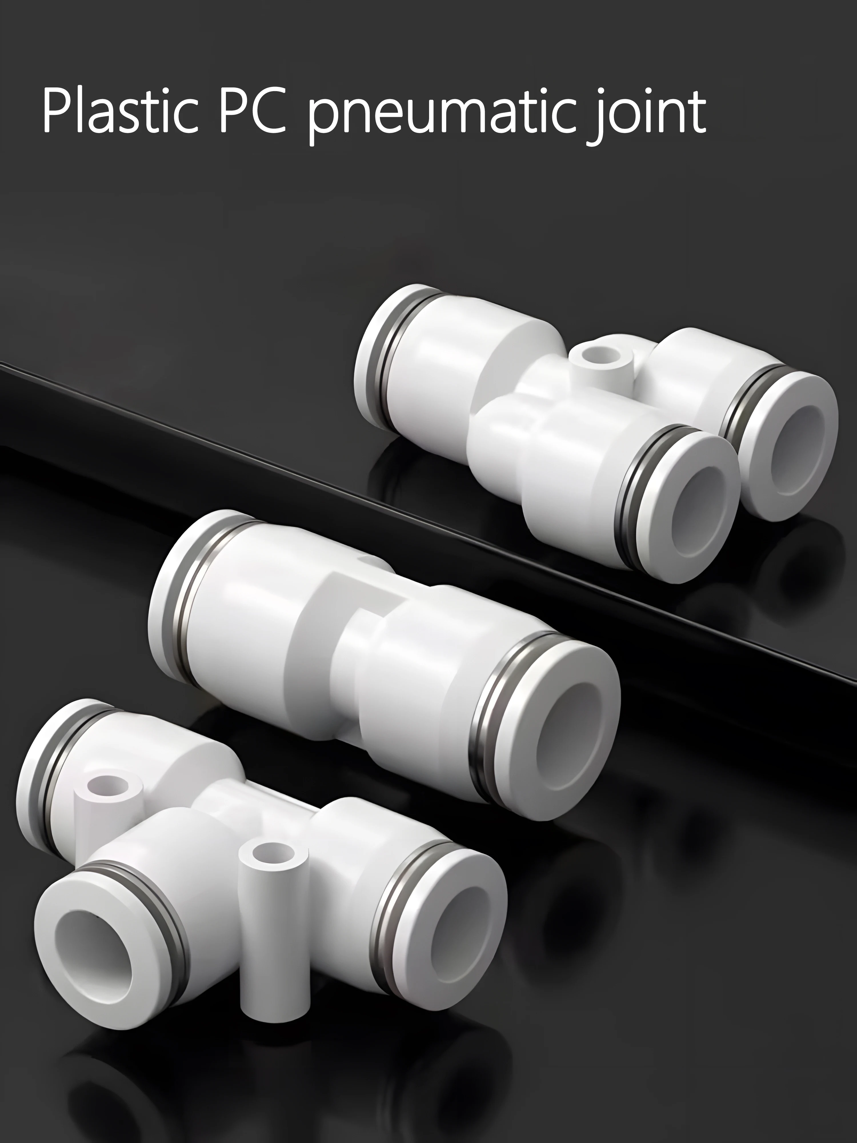 공압 피팅 흰색 호스 피팅 파이프 커넥터 고품질 1/4 1/2 6mm 8mm BSP 나사 퀵 커플링 에어 튜브 커넥터