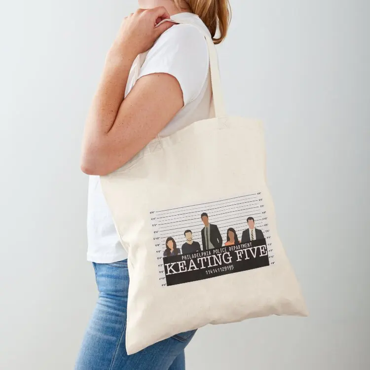 

Keating Five Mugshot Tote Bag Lady bags reusable shopping bags hand bags shoping bag