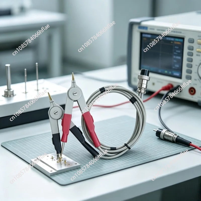 TH26004A Low Resistance Test Cable 1.5m 2m Four-Wire Test Lead For Resistance Tester