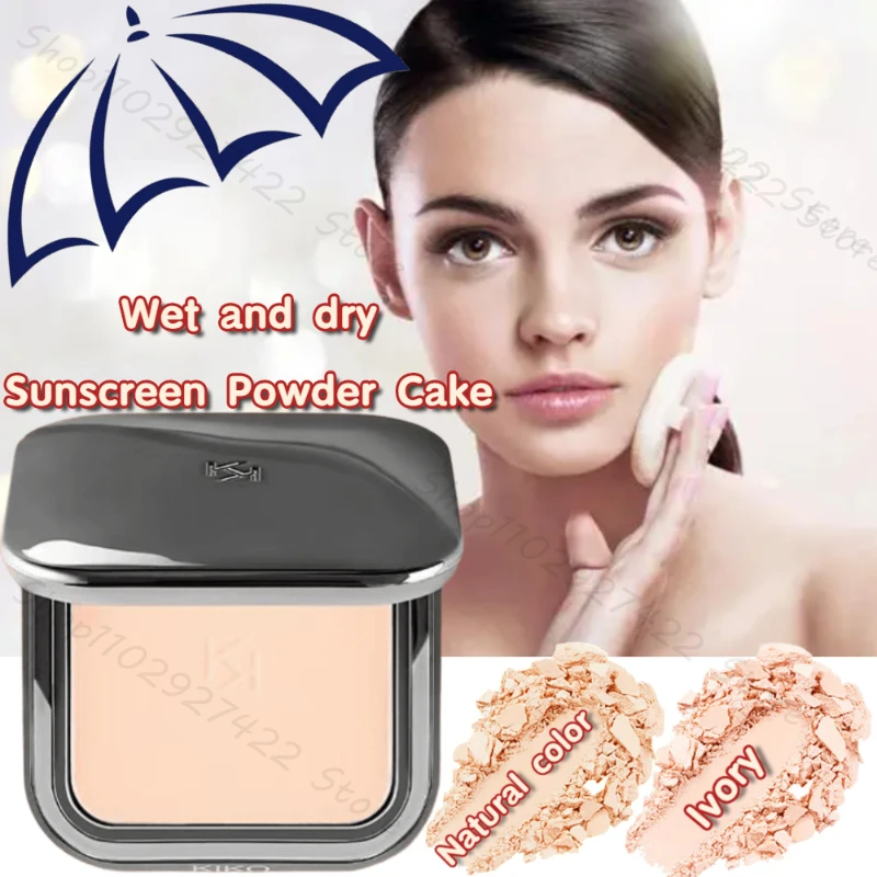 

KIKO Dry and Wet Sunscreen Powder Cake Waterproof Concealer Oil Control Lasting Makeup Powder Cake Two colors to choose from