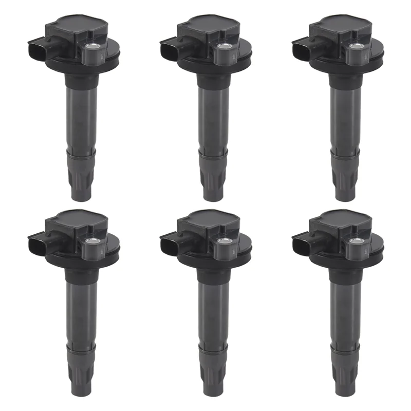 

ABQB-Essential Car Ignition Coils 6-Pack For FORD EDGE, EXPLORER, FUSION, MAZDA CX-9, LINCOLN MKX - 7T4Z12029E CY0118100B