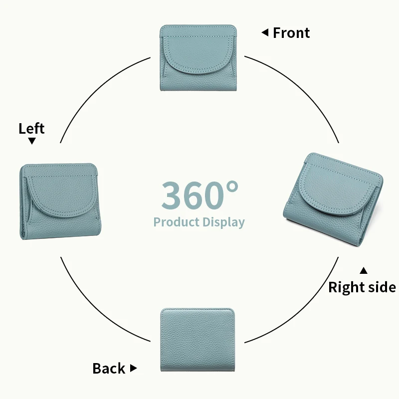 GERUOLA маленький кошелек из натуральной верхней кожи, кошелек для монет, мужской многофункциональный кошелек, деловой подарок, подарок на Хэллоуин/Рождество