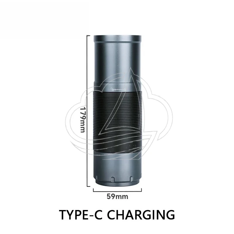 CF WISDOM Electric Coffee Grinder Stainless Steel Core Adjustable Coarseness Portable Travel Home Office