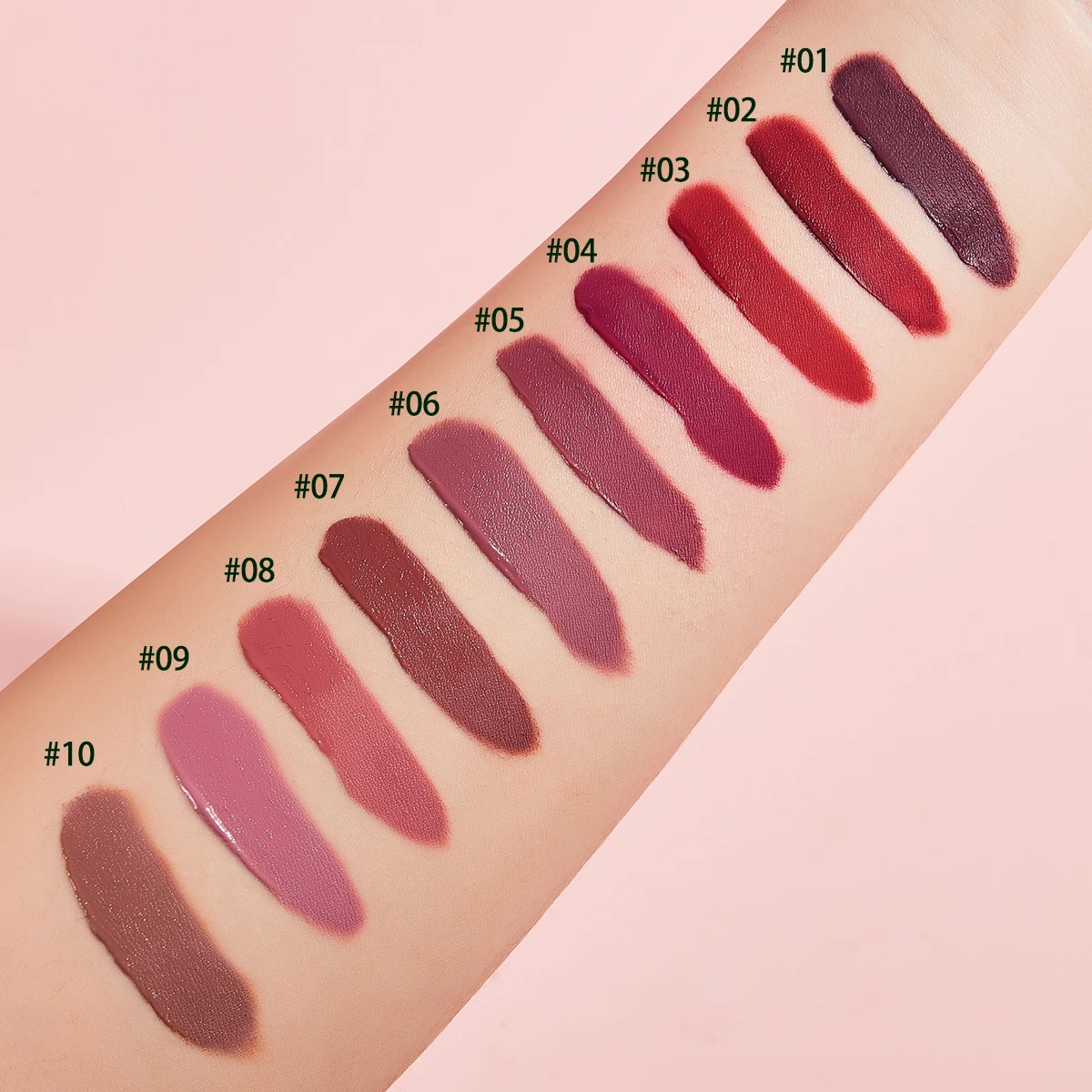 10色口紅リップグロスセット、上品で実用的、携帯に便利なリッ - Huda Beauty Makeup Set のレビューと価格