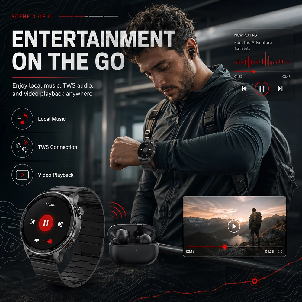 2026 GPS Smart Watch 4GB Stora - Outdoor Power Meter Box recension och pris
