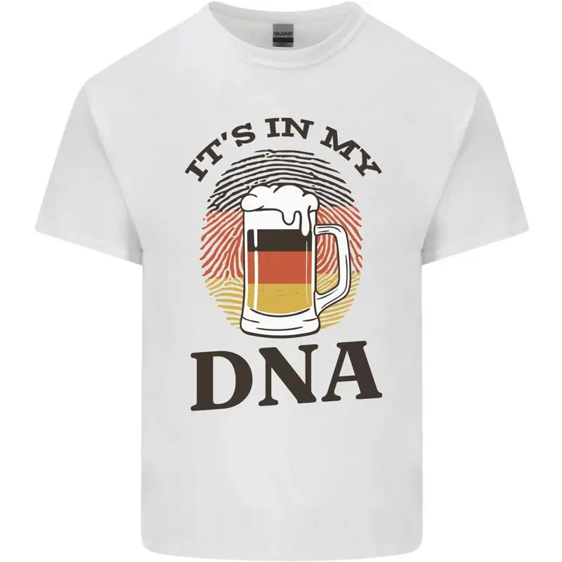 

German Beer Its in My DNA Funny Germany Mens Cotton T-Shirt Tee Top