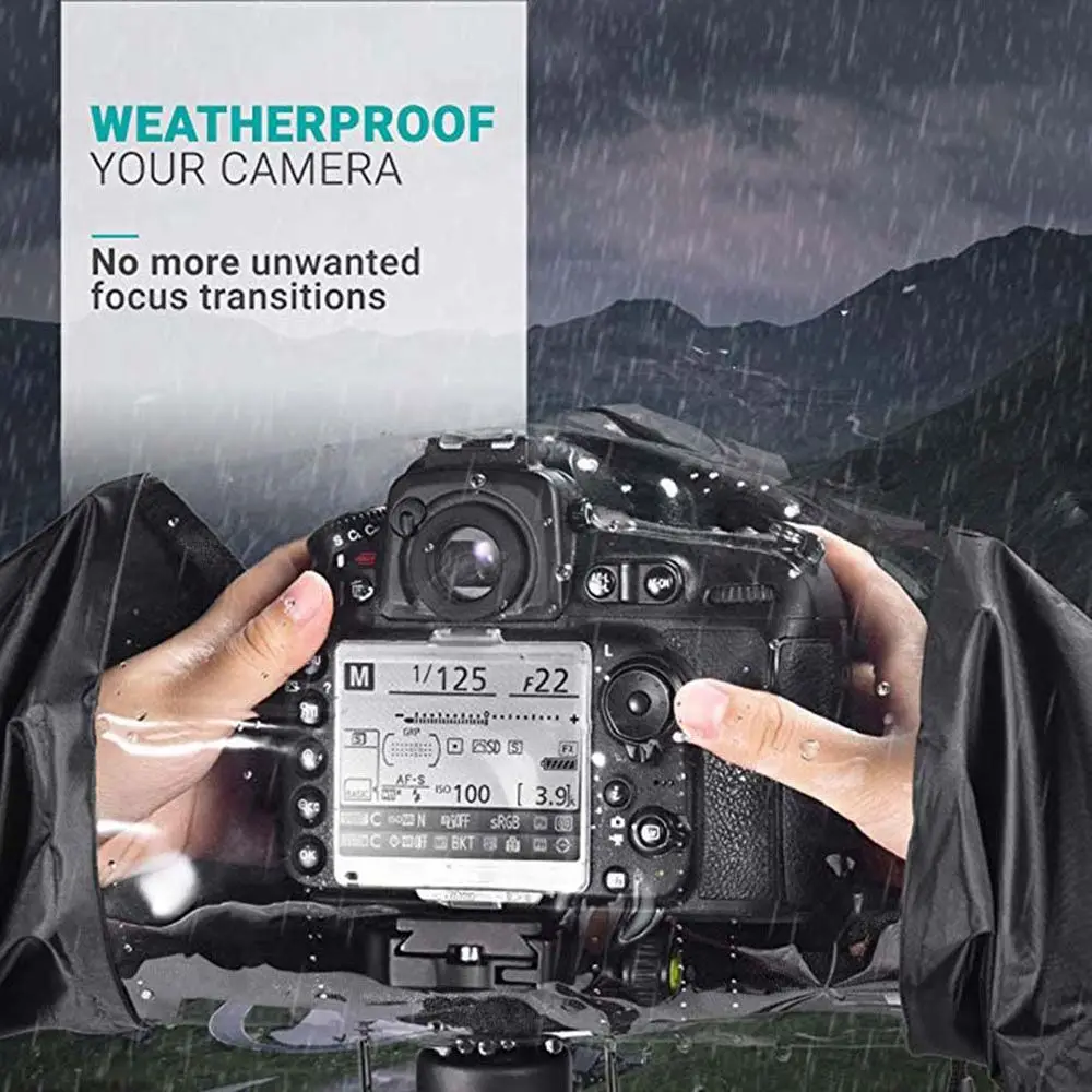 Portable Telephoto Lens Dustproof Digital Cameras Camera Raincoat Camera Rain Cover Camera Protector Rainproof Cover