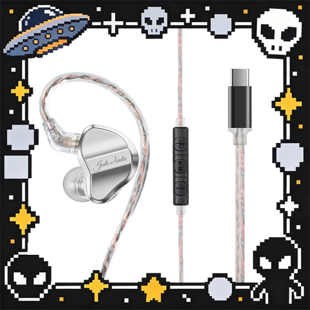 FiiO JD1 Wired Headset Second Generation 10mmLCP Liquid Crystal Dome Diaphragm Esports Headset Cavity Air Pressure Balance Gifts