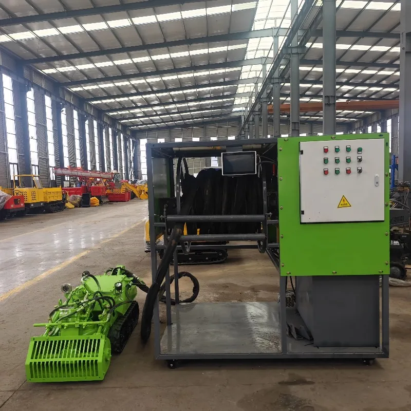 Dredging Robot Underwater Tracked Sludge Cleaning Machine for River Lake Pond Sediment Removal