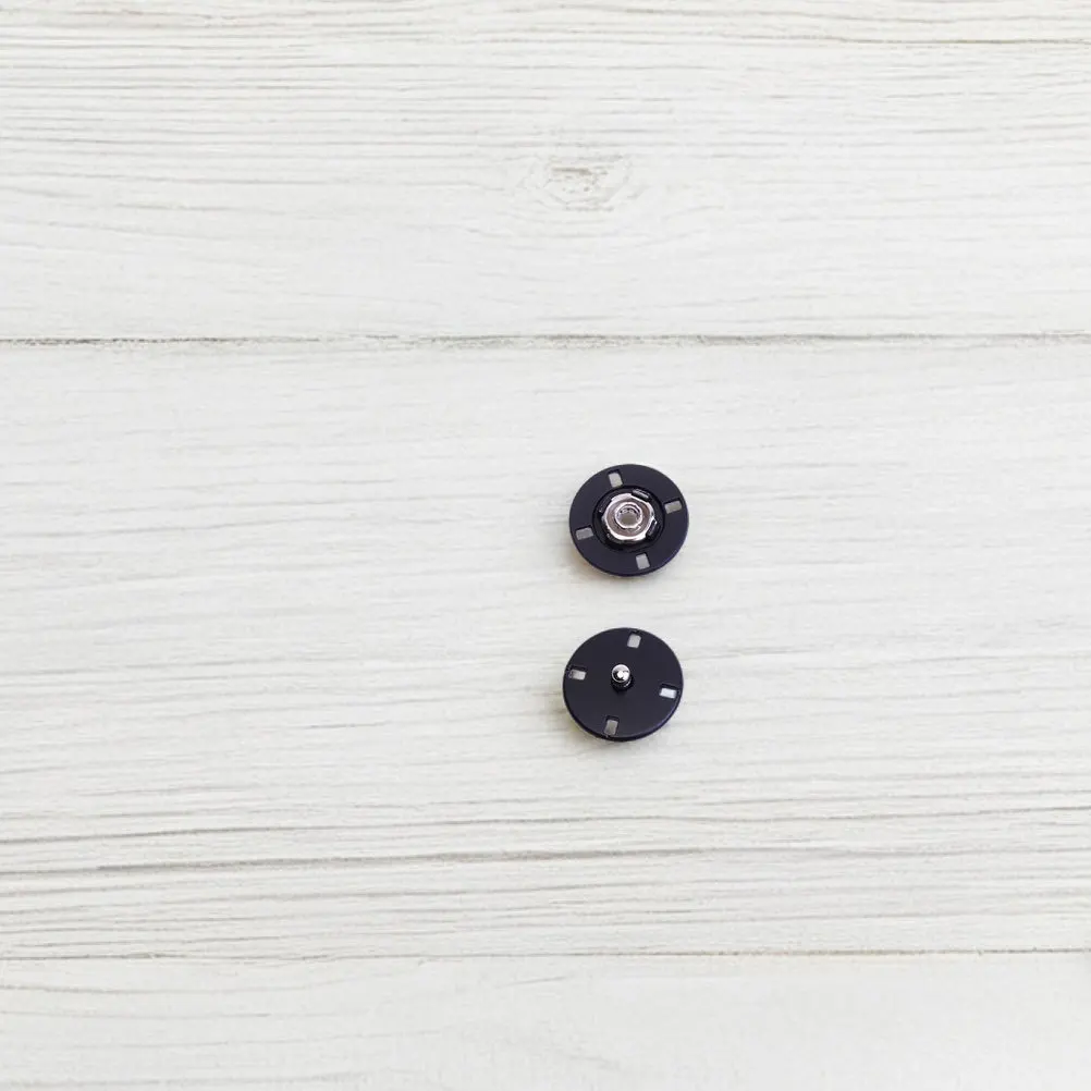 

10Pcs Invisible Alloy Snap Buttons Flat Zinc Alloy Secure Sew-on Fasteners for Coats Jackets Clothing Replacement