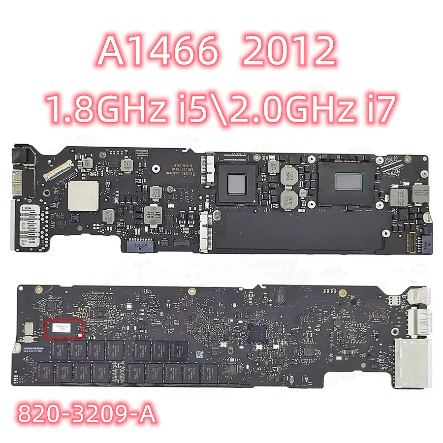 Original A1466 Motherboard 820-3209-A 820-3437-B 820-00165-A For Macbook Air 13 