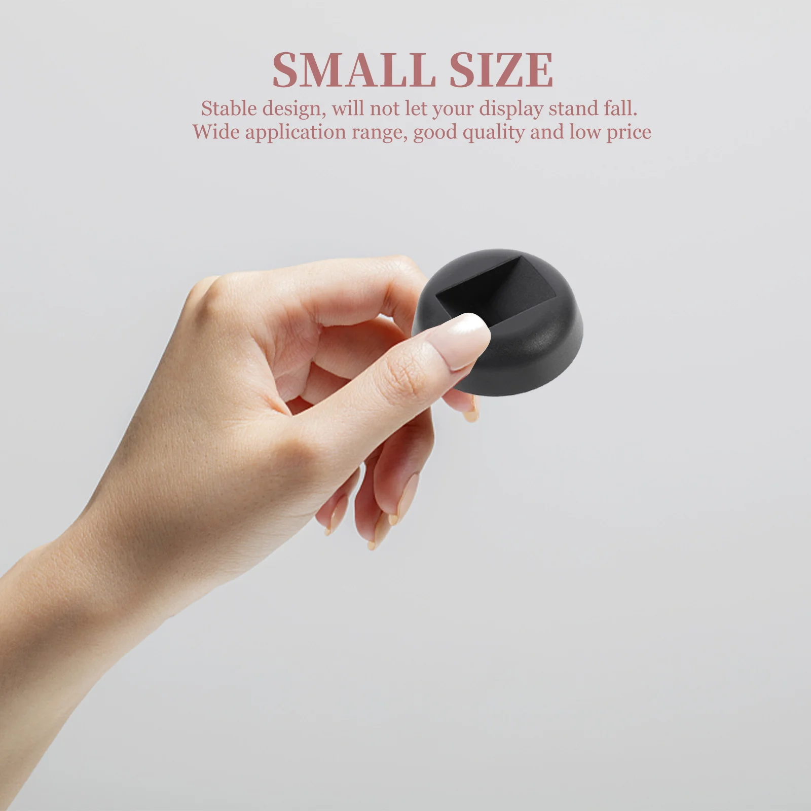 

30pcs Display St Bases Plastic Jewelry Rack Holder Case St Bases Earring Delicate Box Base Reusable