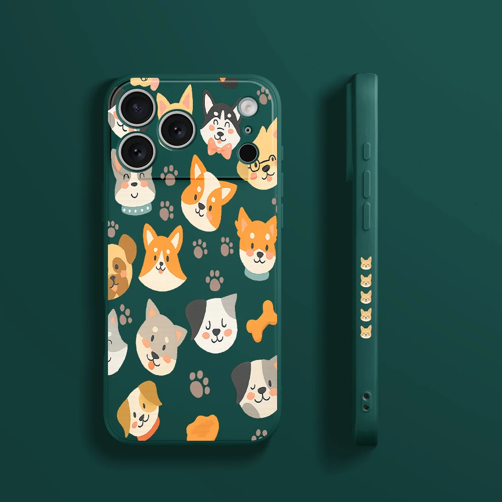 حافظة لهاتف آيفون 17 ProMax 17 Air 16 15 14 13 12 11 Pro Max XS Max7 8 Plus 16e 16 Plus غطاء من البولي يوريثان الحراري