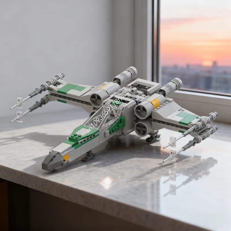 471pcs MOC Hera S XWing Recolored Commision Star Model Christmas Gift Building Toys Blocks Assemble Creative Idea Brick Birthday