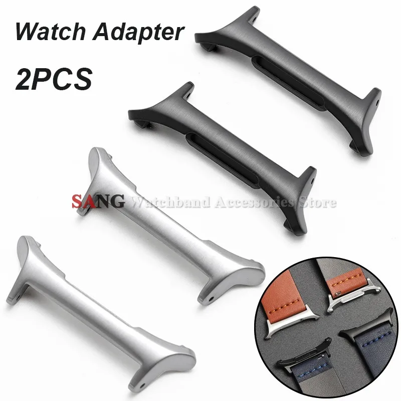 20/22/24mm Watch Adapter﻿ 2PCS Adapter Stainless Steel Connectors for Samsung Galaxy Watch 7 Ultra 47mm for Galaxy Watch 7 Ultra