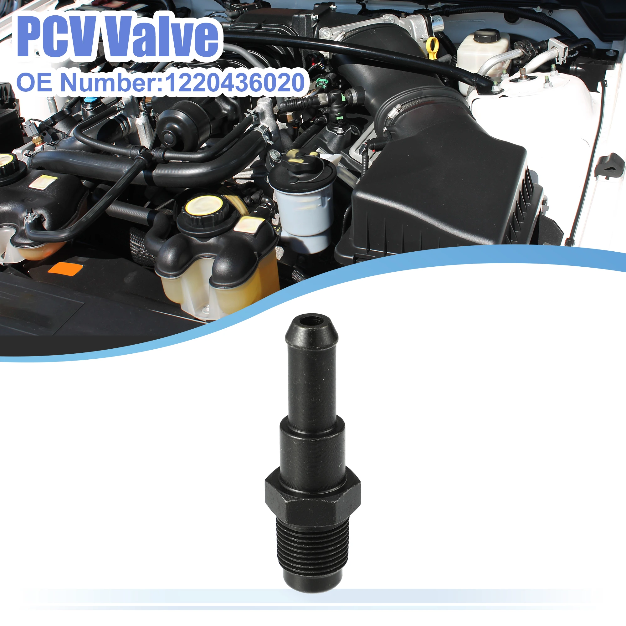 X Autohaux PCV Valve Exhaust Positive Crankcase Ventilation Valve Fittings for Toyota Avalon 2013-2018 No.1220436020 Metal